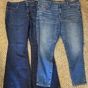 American Eagle Outfitters Women's Dark Wash & Medium Wash Jeans
